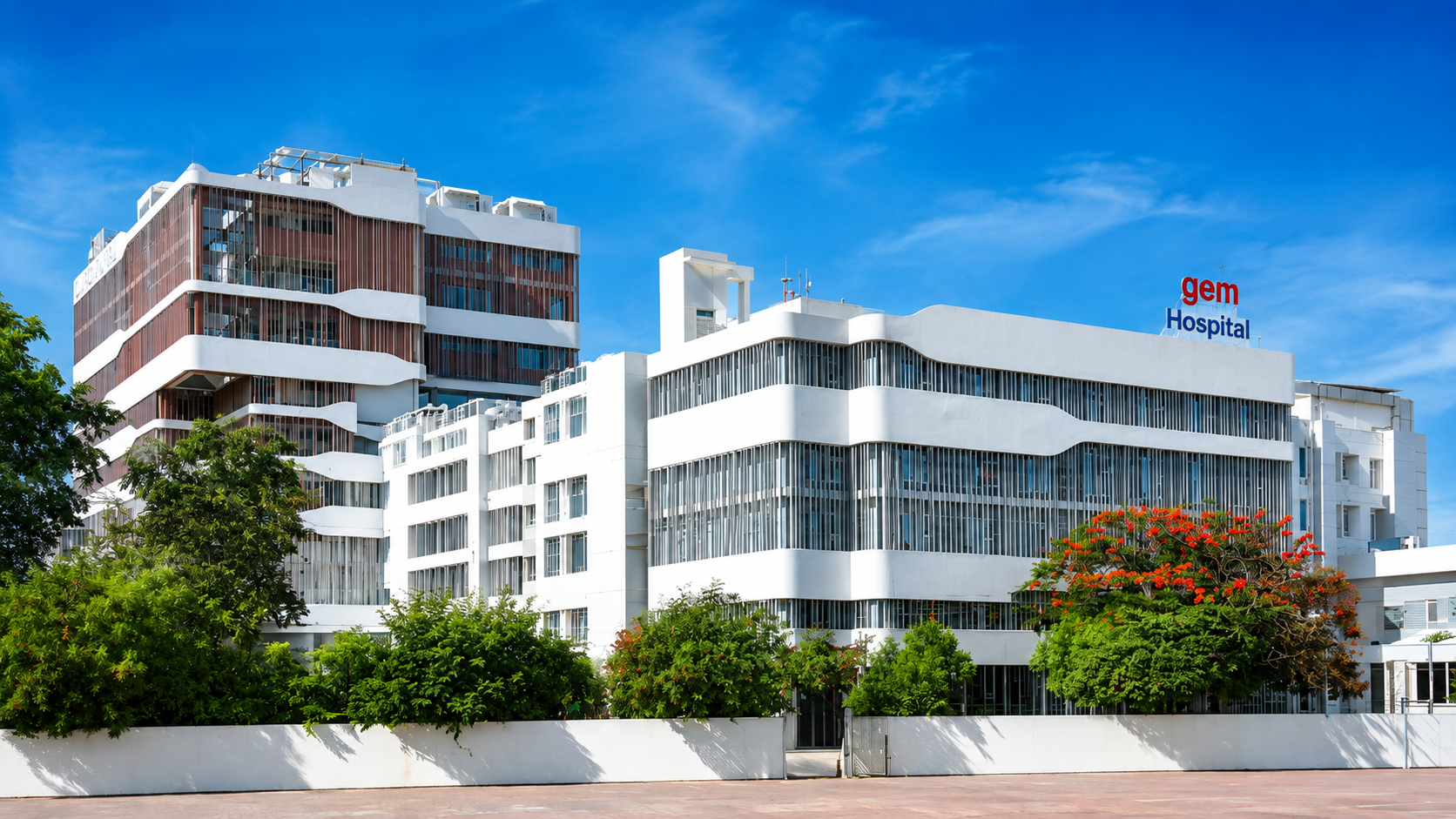 Cancer Treatment in Coimbatore - GEM Hospital Building